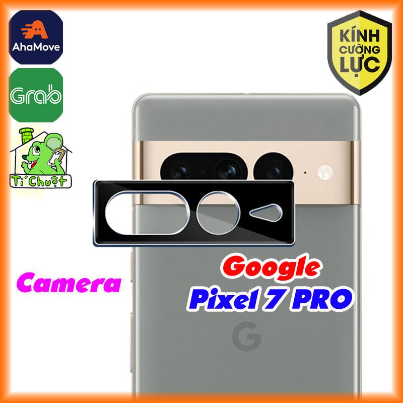 Kính CL Camera 3D Google Pixel 7 PRO Cường Lực Nền Đen Chống Lóa