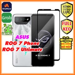 Kính CL ASUS ROG Phone 7/ ROG 7 Ultimate Cường Lực FULL Màn, FULL KEO Silicon