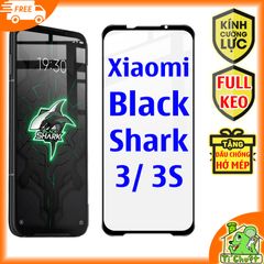 Kính CL Xiaomi Black Shark 3/ 3S FULL Màn, FULL KEO Silicon