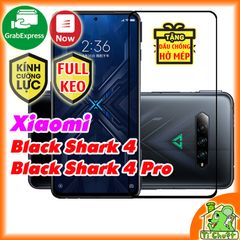 Kính CL Xiaomi Black Shark 4/ 4 Pro/ 4S/ 4S Pro FULL Màn, FULL KEO Silicon