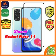 Kính CL Xiaomi Redmi Note 11 FULL Màn, FULL KEO Silicon