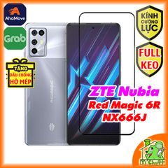 Kính CL ZTE Nubia Red Magic 6R FULL màn, FULL KEO Silicon