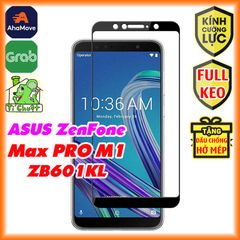 Kính CL Asus Zenfone MAX PRO M1 Cường Lực 2.5D FULL Màn, FULL KEO Silicon