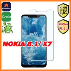 Kính CL NOKIA 8.1/ X7 Cường Lực Không FULL 2.5D-9H-0.26mm