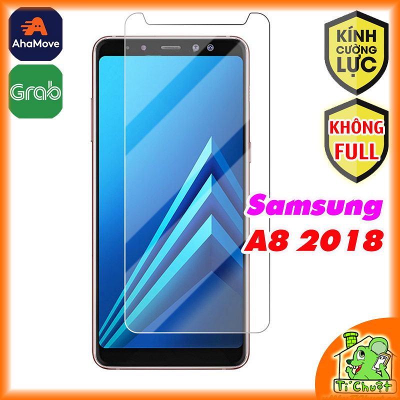 Kính CL Samsung A8 2018 A530 - Không FULL, 9H-0.26mm