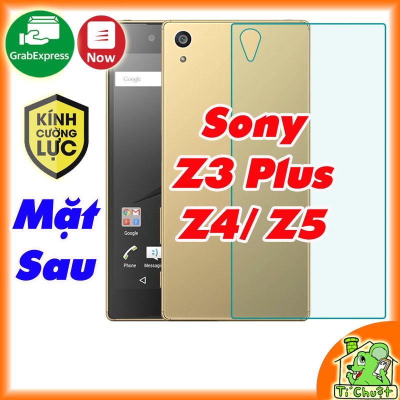 Kính CL SONY Z3 Plus/ Z4/ Z5 MẶT SAU (9H-0.26mm)