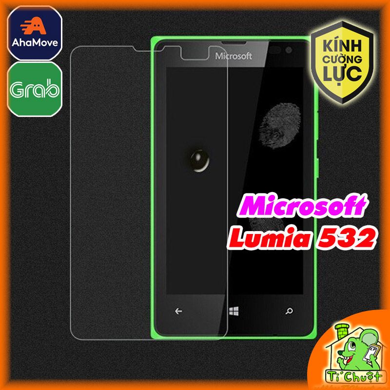 Kính CL NOKIA Microsoft Lumia 532 mài cạnh 2.5D-9H-0.26mm