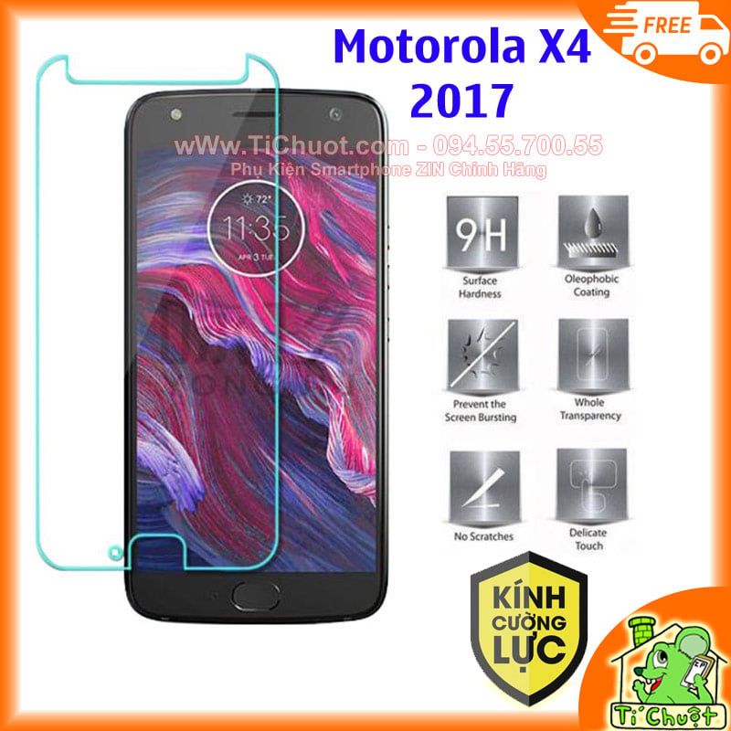 Kính Cường Lực Motorola X4 - Không FULL, 9H-0.26mm