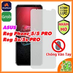Kính CL Asus Rog Phone 5/ 5s PRO/ Ultimate Nhám Chống Vân Tay