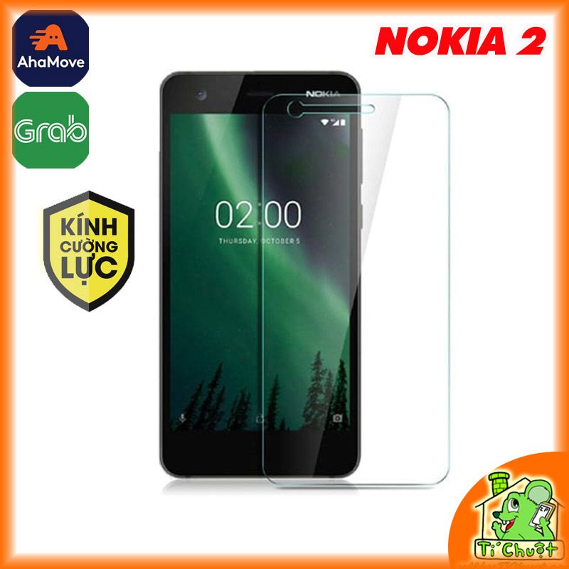 Kính CL Nokia 2 mài cạnh 2.5D-9H-0.26mm