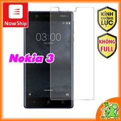 Kính CL Nokia 3 - Không FULL, 9H-0.26mm