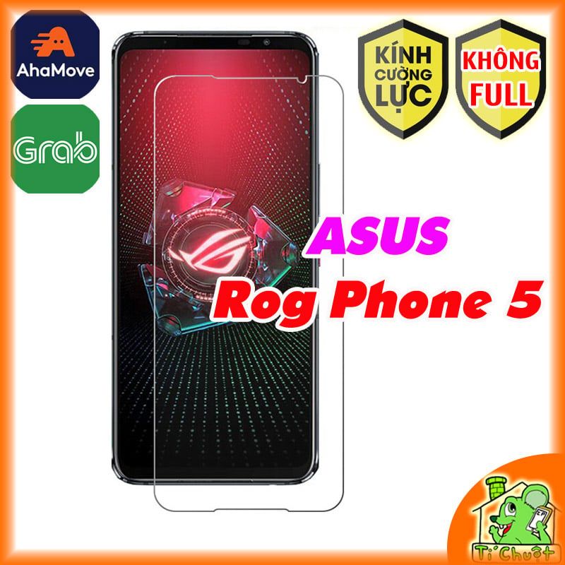 Kính CL Asus Rog Phone 5/ Pro/ Ultimate ZS673KS - Không FULL, 9H-0.26mm