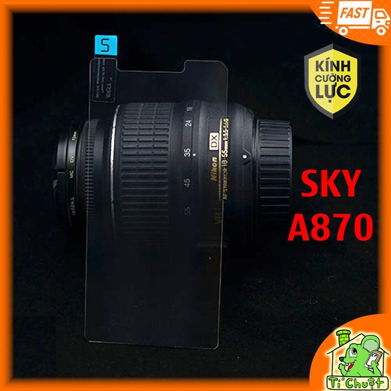 Kính Cường Lực SKY A870 (VEGA IRON) (9H-0.26mm)