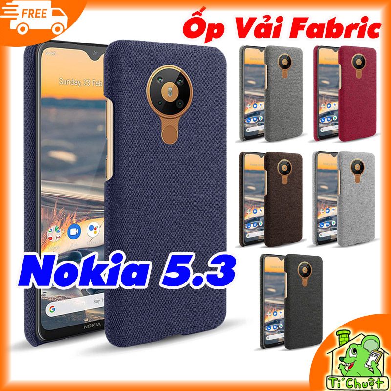 Ốp Lưng Nokia 5.3 Bọc Vải Fabric