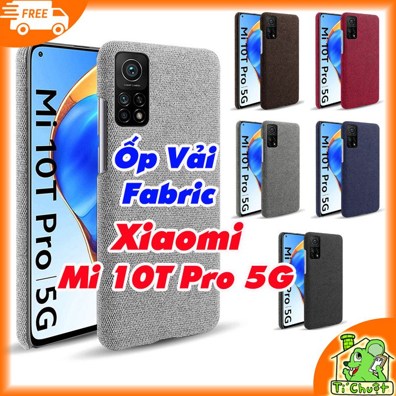 Ốp Lưng Xiaomi Mi 10T/ 10T Pro 5G Bọc Vải Fabric