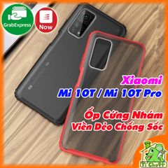 Ốp Lưng Xiaomi Mi 10T/ 10T Pro 5G Cứng Nhám Viền Dẻo Màu Chống Sốc