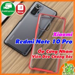 Ốp Lưng Xiaomi Redmi Note 10 PRO Cứng Nhám Viền Dẻo Màu Chống Sốc