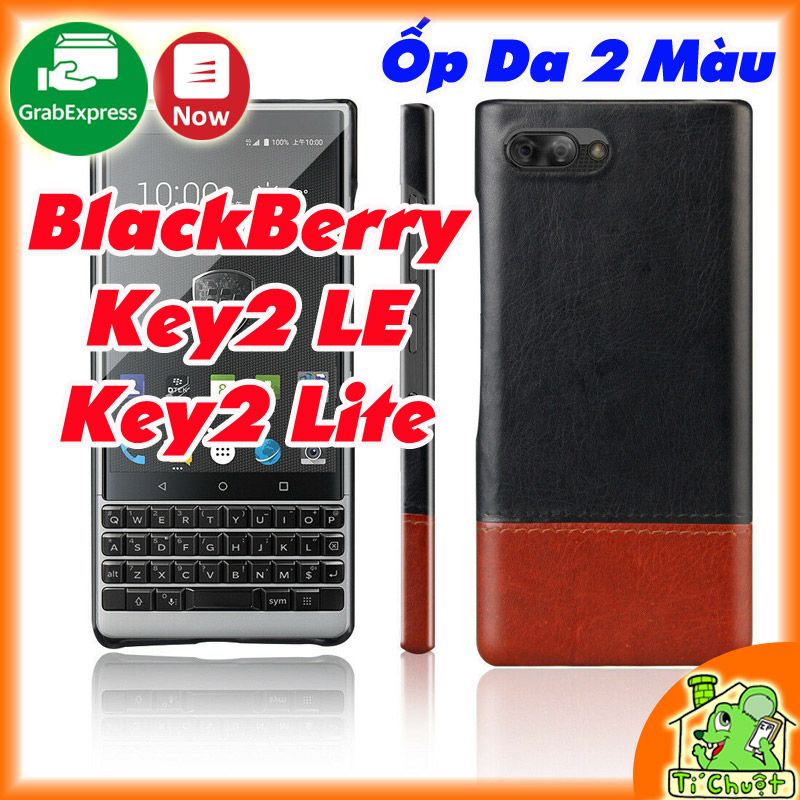 Ốp Lưng BlackBerry Key2 Lite/ Key2 LE Da PU Phối 2 Màu Sọc Chỉ