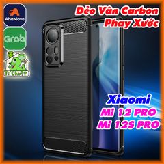 Ốp Lưng Xiaomi Mi 12 PRO / 12S PRO Dẻo Carbon Phay Xước Chống Sốc