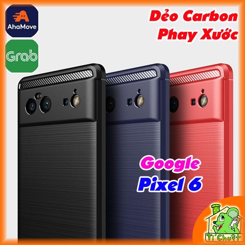 Ốp Lưng Google Pixel 6 Dẻo Carbon Phay Xước Chống Sốc