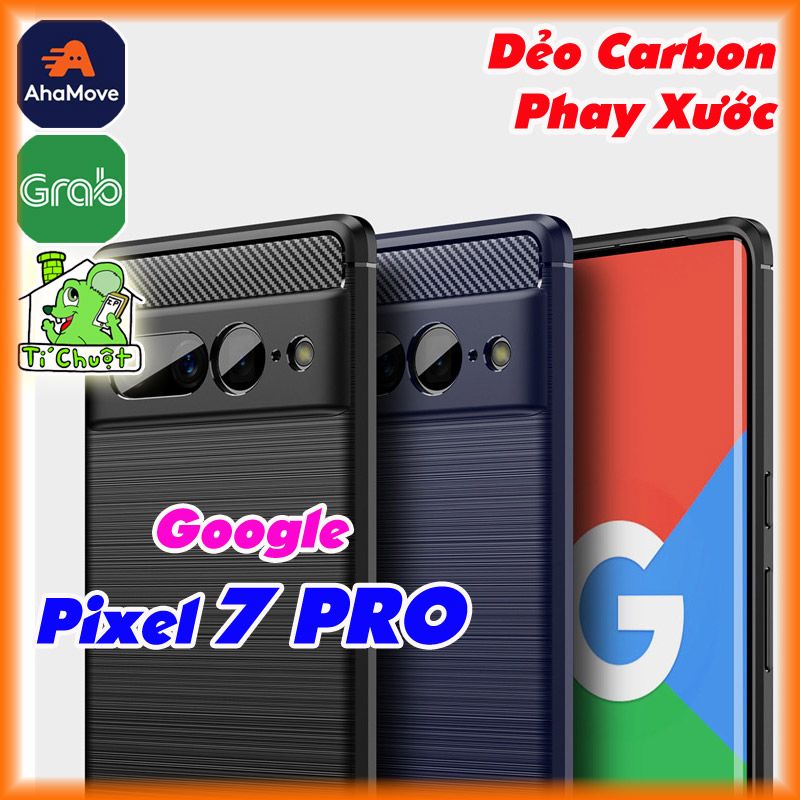 Ốp Lưng Google Pixel 7 PRO Dẻo Carbon Phay Xước Chống Sốc