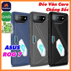 Ốp Lưng ASUS ROG 7 Phone Vân CARO Chống Sốc