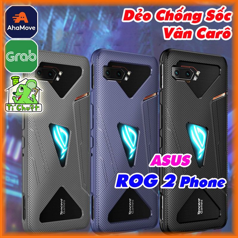 Ốp Lưng ASUS ROG 2 Phone Vân CARO Chống Sốc