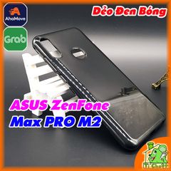 Ốp lưng Asus Zenfone Max Pro M2 ZB631KL Dẻo Màu Đen Sơn Bóng