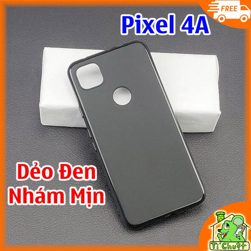 Ốp lưng Google Pixel 4A Dẻo Đen Nhám Mịn