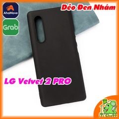 Ốp lưng LG Velvet 2 PRO Dẻo Đen Nhám