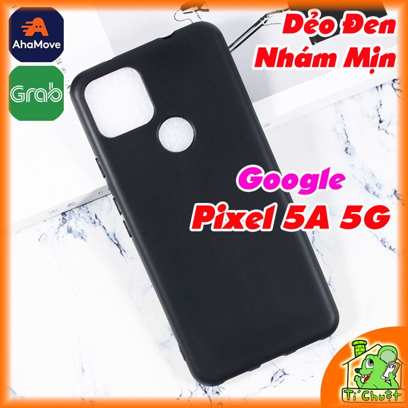 Ốp lưng Google Pixel 5A 5G Dẻo Đen Nhám