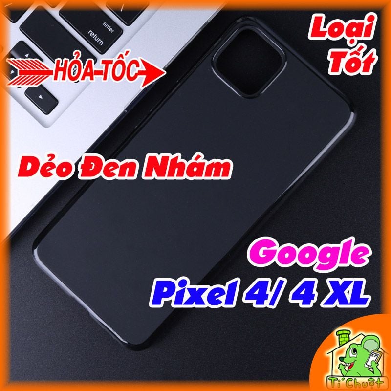 Ốp lưng Google Pixel 4/ 4 XL Dẻo Đen Nhám