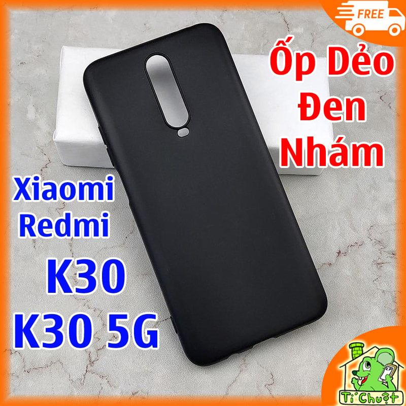 Ốp lưng Xiaomi Redmi K30/ Poco X2 Dẻo Đen Nhám