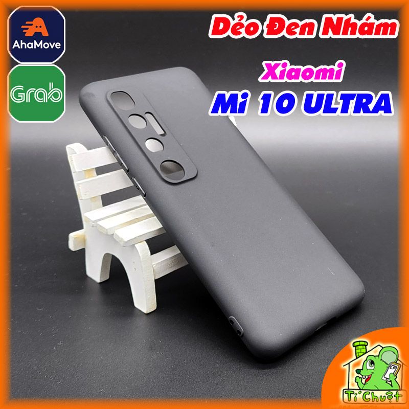 Ốp lưng Xiaomi Mi 10 ULTRA Dẻo Đen Nhám