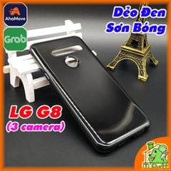 Ốp lưng LG G8 3 Camera Dẻo Màu Đen Sơn Bóng