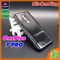 Ốp lưng OnePlus 7 PRO Dẻo Màu Đen Sơn Bóng