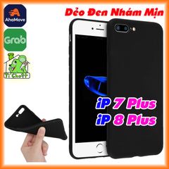 Ốp Lưng iPhone 7 Plus/ 8 Plus Dẻo Đen Nhám
