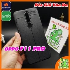 Ốp Lưng OPPO F11 PRO Dẻo Vân Giả Da Loại Thường