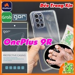 Ốp lưng OnePlus 8T/ 9R Chính Hãng GOR Silicon Dẻo Trong Suốt