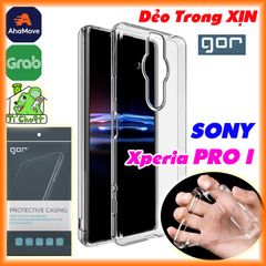 Ốp Lưng SONY XPERIA PRO I Chính Hãng GOR Silicon Dẻo Trong Suốt