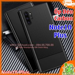 Ốp Lưng Samsung Note 10 Plus vân 3D Carbon chống bẩn