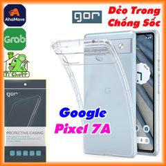 Ốp Lưng GOOGLE PIXEL 7A Chính Hãng GOR Silicon Dẻo Trong Chống Sốc