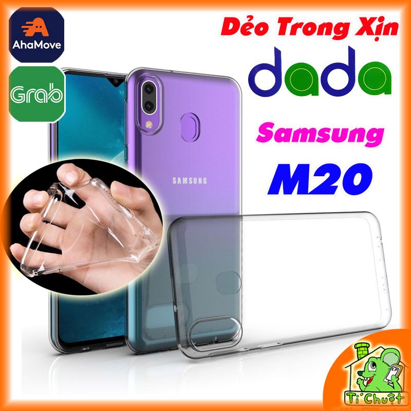 Ốp Lưng Samsung M20 Dada Dẻo Trong Suốt