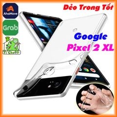 Ốp lưng Google Pixel 2 XL Silicon Loại Tốt Dẻo Trong Suốt