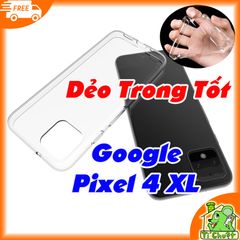 Ốp lưng Google Pixel 4 XL Silicon Loại Tốt Dẻo Trong Suốt