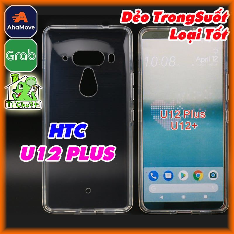 Ốp Lưng HTC U12 PLUS Silicon Dẻo Trong Suốt Loại Tốt