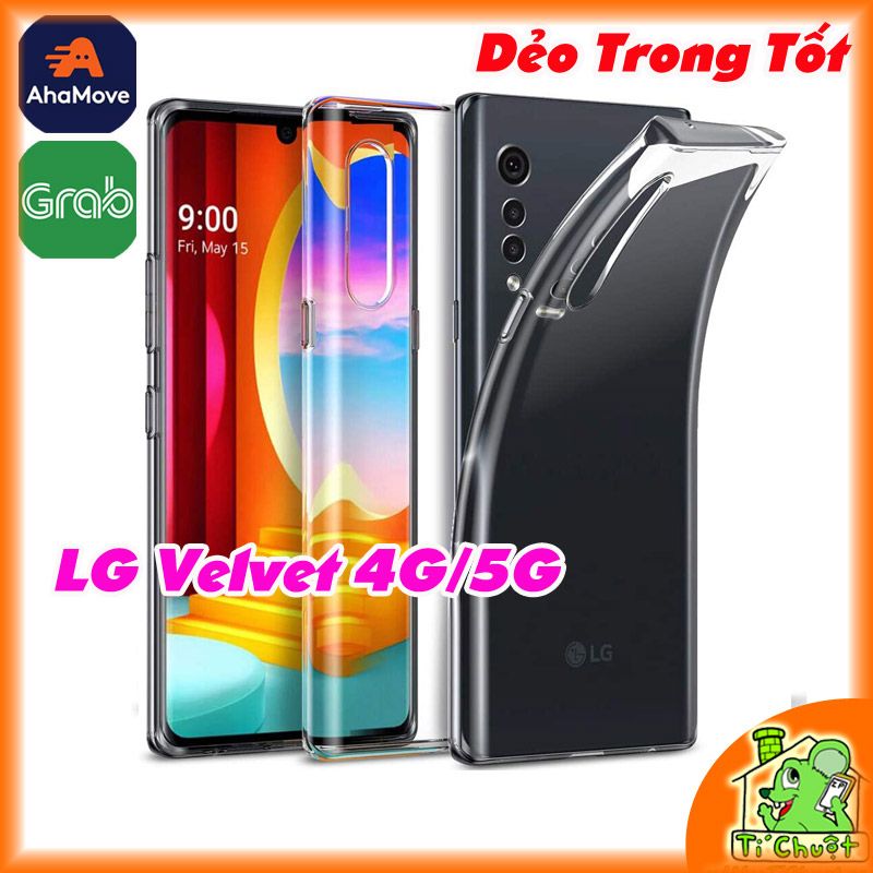 Ốp lưng LG Velvet 4G/5G Silicon Loại Tốt Dẻo Trong Suốt