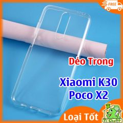 Ốp lưng Xiaomi Redmi K30, K30 5G, Poco X2 Silicon Loại Tốt Dẻo Trong Suốt