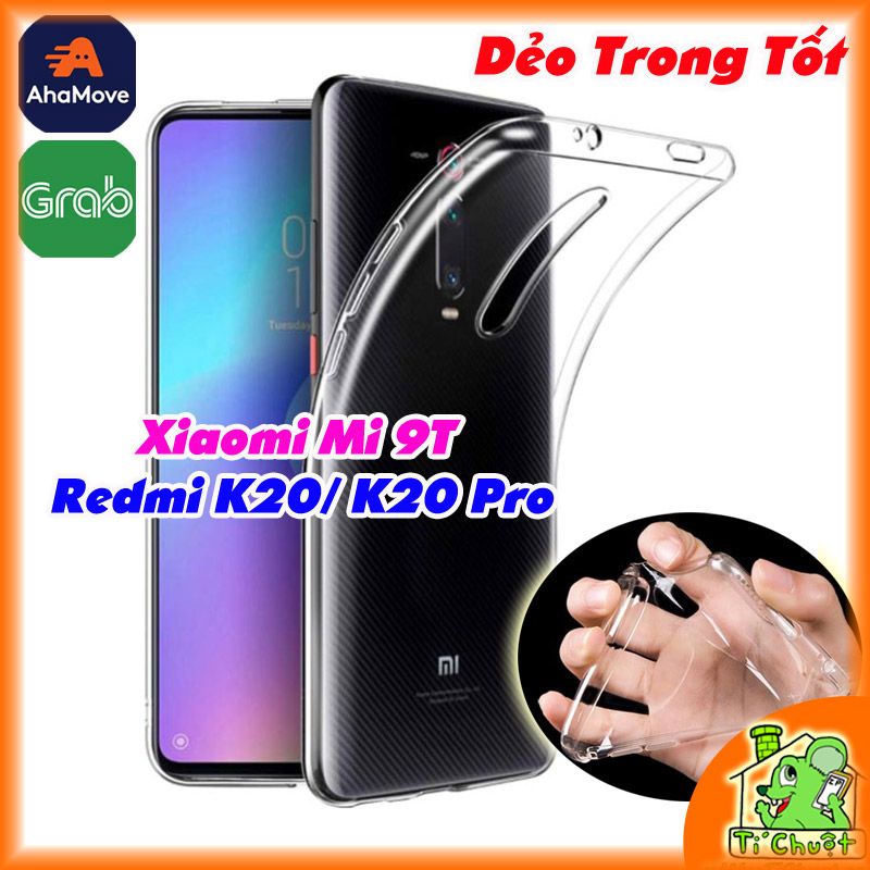 Ốp lưng Xiaomi Mi 9T/ Redmi K20 PRO Silicon Loại Tốt Dẻo Trong Suốt