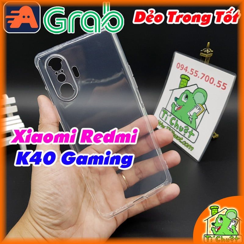 Ốp lưng Xiaomi Redmi K40 Gaming/ POCO F3 GT Silicon Loại Tốt Dẻo Trong Suốt